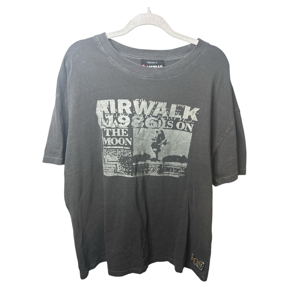 Forever 21 x Airwalk Plus '1986 Is On The Moon' Graphic T-Shirt US 1X NWT